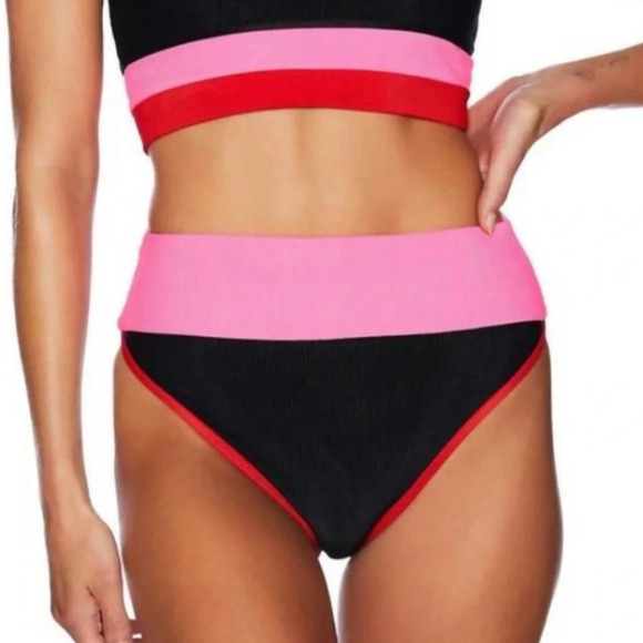 NWT Beach Riot Emmy high waisted bikini bottoms - Picture 1 of 6